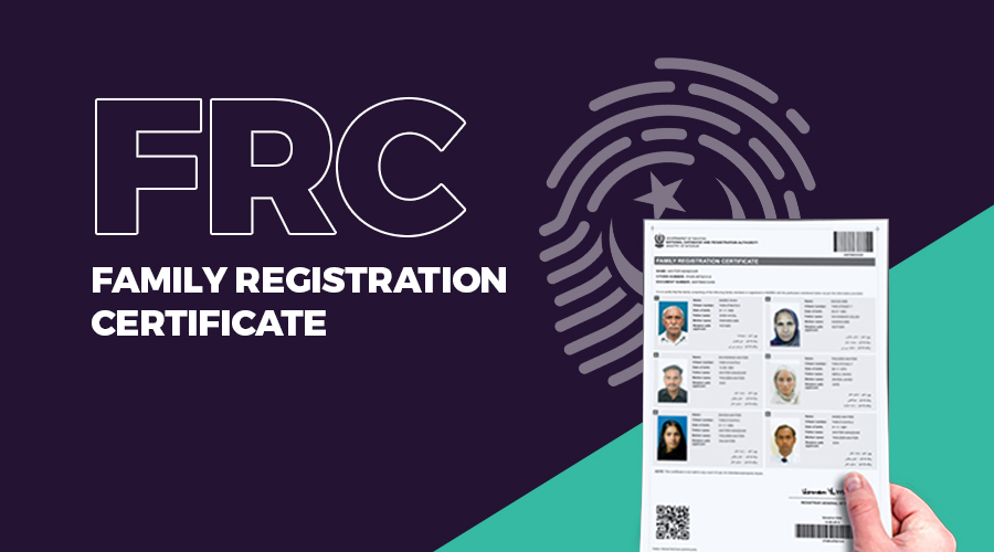 FRC ( Family Registration Certificate)