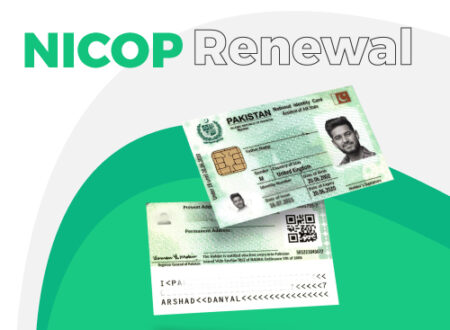 Apply Nadra Card Renewal Online UK Nicop Renewal NCC   Nicop Renewal 450x330 