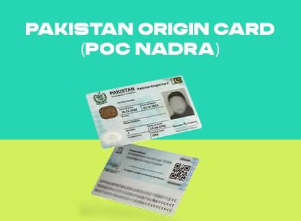 (Pakistan Origin Card ) POC Nadra